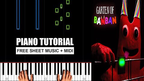 Banban's Music Box - Garten of Banban 2 - (EASY) Piano Tutorial