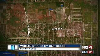 Woman Struck by Car, Killed