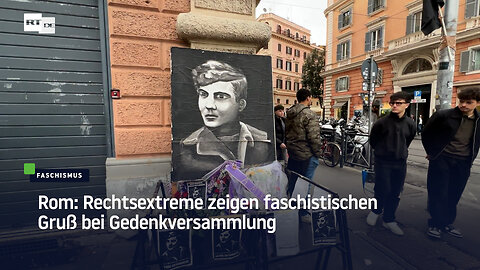 Rom: Rechtsextreme zeigen faschistischen Gruß bei Gedenkversammlung