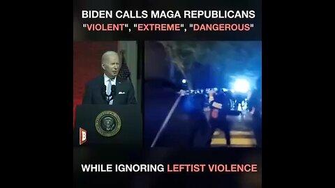 Bidens Hitler speech proves Democrats are the terrorists