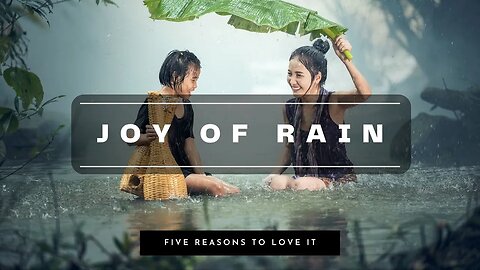 I Love The Rain ! Five Reasons Why You Should Too. #rain #interestingfacts