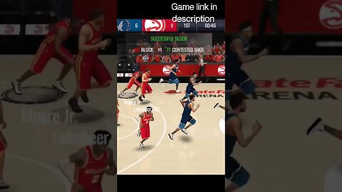 NBA LIVE || successful block and basket point || #shorts #shortsvideo #youtubeshorts #trending #nba