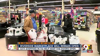 Riverside Marketplace will remain open