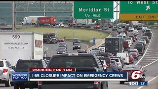 How the I-65 closures will impact emergency crews