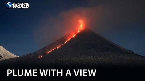 Spectacular eruption of Klyuchevskaya Sopka volcano caught on camera