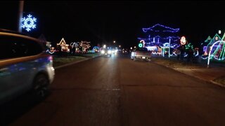 Fairview Park neighborhood lights up to spread Christmas cheer