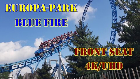 Blue Fire Onride Frontseat - Europa-Park [HD/4K]
