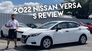 2022 Nissan Versa S Review - Entry Level Subcompact Any Good?