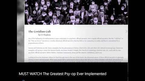 MUST WATCH- COVID- The Greatest Psy-op Ever Implemented