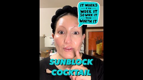 SUNBLOCK COCKTAIL ☀️ PROOF IT WORKS!