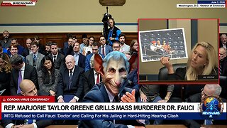 MTG GRILLS DR. FAUCI 'YOU SHOULD BE IN PRISON FOR CRIMES AGAINST HUMANITY!'