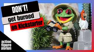 What are the red and green flags for vetting an action figure Kickstarter campaign?