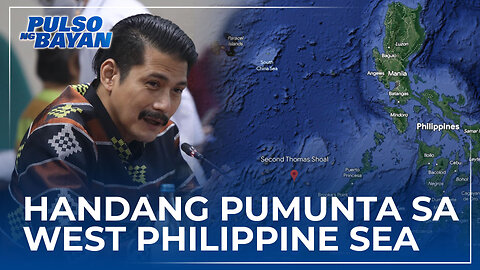 Sen. Robin Padilla handang maglayag sa West Philippine Sea kasama ang iba pang senador.