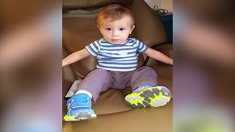 Toddler LOVES Massage Chair