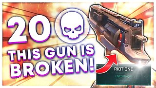 THIS GUN IS BROKEN! 20 kill solo WIN! | Hyper Scape