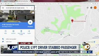 Police: Lyft driver stabbed passenger