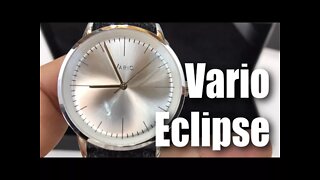 Vario Eclipse Pyrite Silver Sweeping Quartz Dress Watch Review
