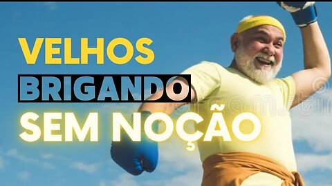 Velhos sem controle emocional partem para o físico. Uma ideia sem noção de resolver tudo no ringue.