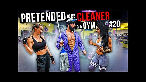 CRAZY CLENER Suprise Girl's in a Gym Prank