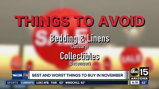 The best and worst items to buy in November