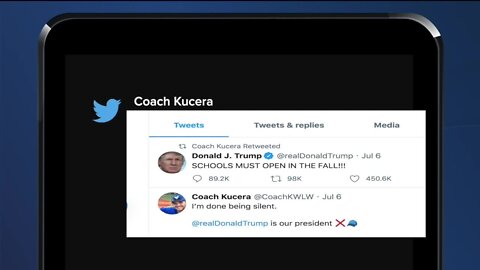 Walled Lake teacher says he was fired for tweet supporting Trump; school district denies that claim