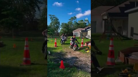 Pitbike Races On The Homemade Track #dirtbike #pw80 #jump #pitbike #race