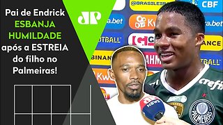 "Eu ME EMOCIONEI porque..." Pai de Endrick DÁ SHOW DE HUMILDADE após ESTREIA do filho no Palmeiras!