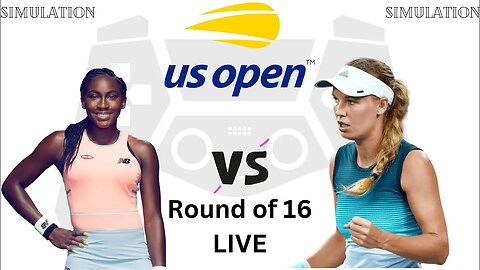 Caroline Wozniacki vs Coco Gauff | US Open Tennis Championship 2023 | Round of 16 Live Simulation