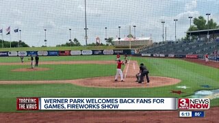 Werner Park welcomes back fans for games, fireworks show