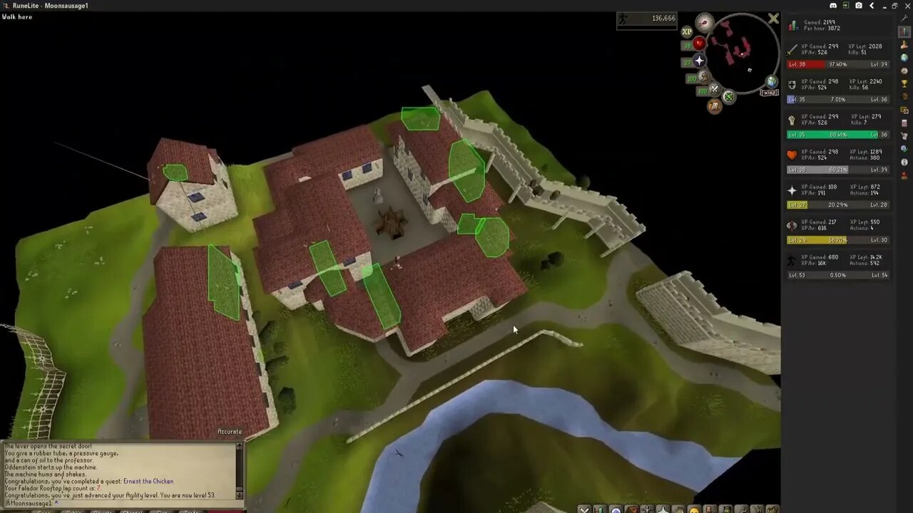 Tutorial: Falador Agility Course Tutorial: Falador Agility Course