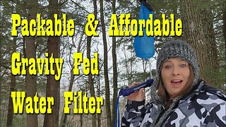 Filtering Water with Membrane Solutions Gravity Fed Water Filter ~ Preparedness