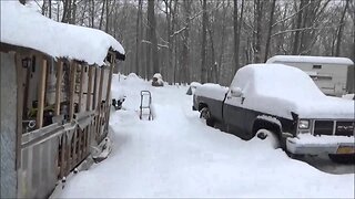 Digging Out The Off Grid Homestead After Heavy Snow