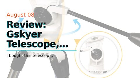 Review: Gskyer Telescope, Telescopes for Adults, 600x90mm AZ Astronomical Refractor Telescope,T...