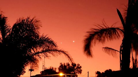 Jupiter and Venus Time Lapse 2023