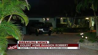 Police investigating violent home invasion in Holmes Beach