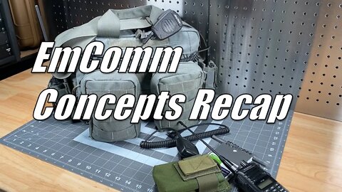 EmComm Concepts Recap and Course Clarification