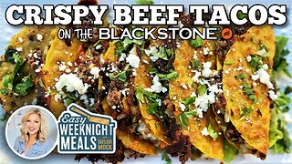 Easy Weeknight Meal: Crispy Beef Tacos | Blackstone Griddles