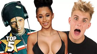 TOP 5 MOST FAMOUS PEOPLE OF 2017 | ( XXXTentacion, Cardi B, Jake Paul )