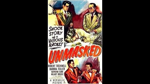 Unmasked (1950) Raymond Burr, Hillary Brooke, and Barbara Fuller