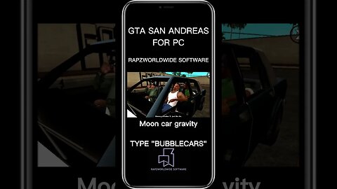 GTA: San Andreas - Moon car gravity (Cheat for PC)