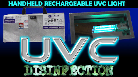 UVC Handheld Surface Sanitizer Rechargeable - Aluminum - 8 Hour Runtime