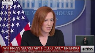 Psaki Blubbers About The 1st Amendment