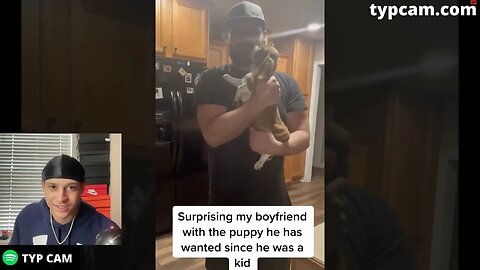 Girlfriend Surprises Her Boyfriend With His Dream Dog, But He Had Plans Of His Own!