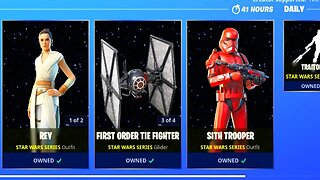 *NEW* FORTNITE STAR WARS SKINS OUT NOW! FORTNITE ITEM SHOP! (FORTNITE BATTLE ROYALE)