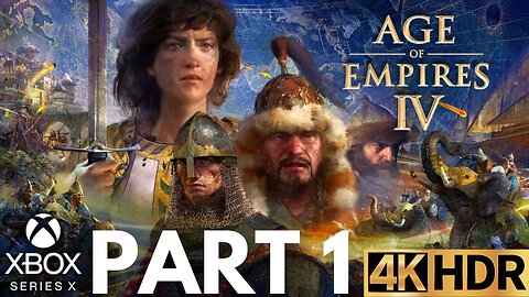 Age of Empires IV Gameplay Walkthrough Part 1 | Xbox Series X|S | 4K HDR (No Commentary Gaming)