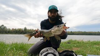 UP Michigan: 2 Days at an isolated Northern Pike lake