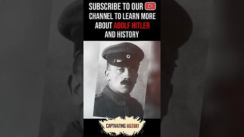 What Was Hitler Doing during WW1? #shorts