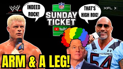 NFL Sunday Ticket Price STILL EXPENSIVE! XFL Ratings SOLID! WWE Smackdown & Masters GOOD!