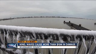 Wind, waves cause more than $10 million in damage along Lake Michigan coastline, Milwaukee Co. says