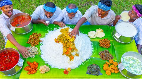 VEG THALI | 15 Varieties of Veg Recipes | Huge South Indian Veg Thali Recipes